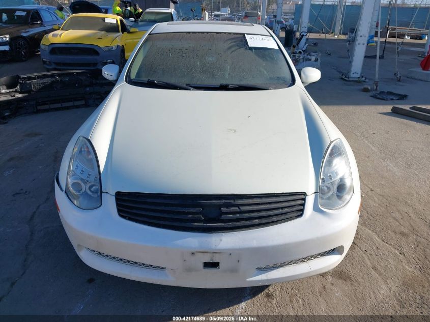 2003 Infiniti G35 Base W/Leather VIN: JNKCV54E53M22087 Lot: 42174689