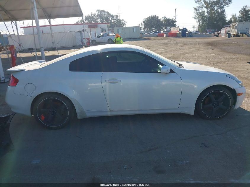 2003 Infiniti G35 Base W/Leather VIN: JNKCV54E53M22087 Lot: 42174689