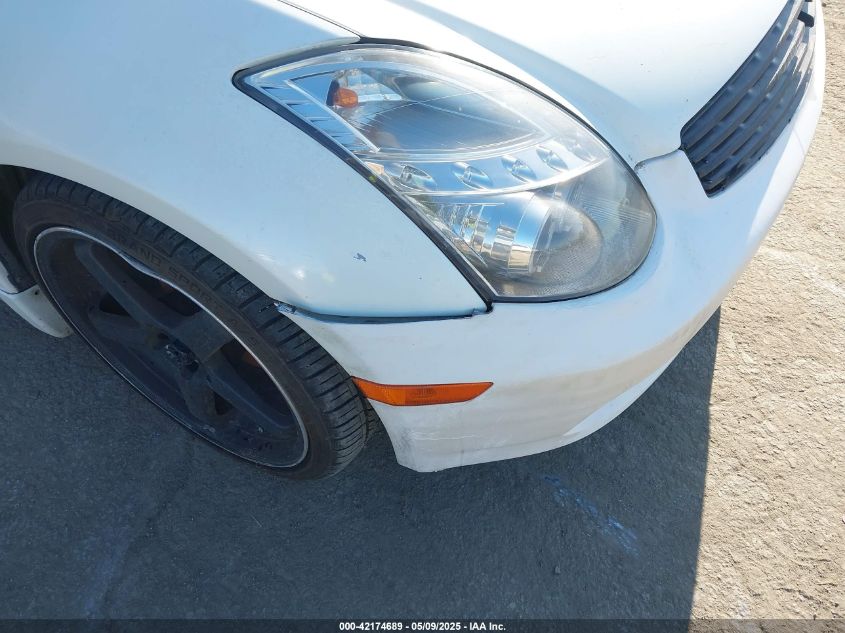 2003 Infiniti G35 Base W/Leather VIN: JNKCV54E53M22087 Lot: 42174689