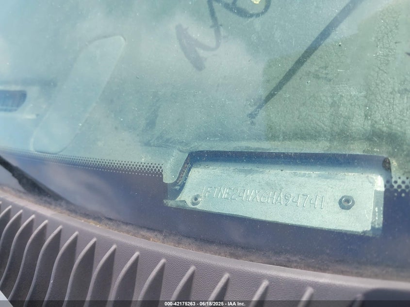 2006 Ford E-250 Commercial/Recreational VIN: 1FTNE24WX6HA94741 Lot: 42175263