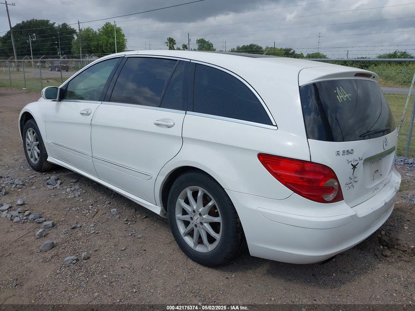 2007 MERCEDES-BENZ R 350 VIN: 4JGCB65E97A051365