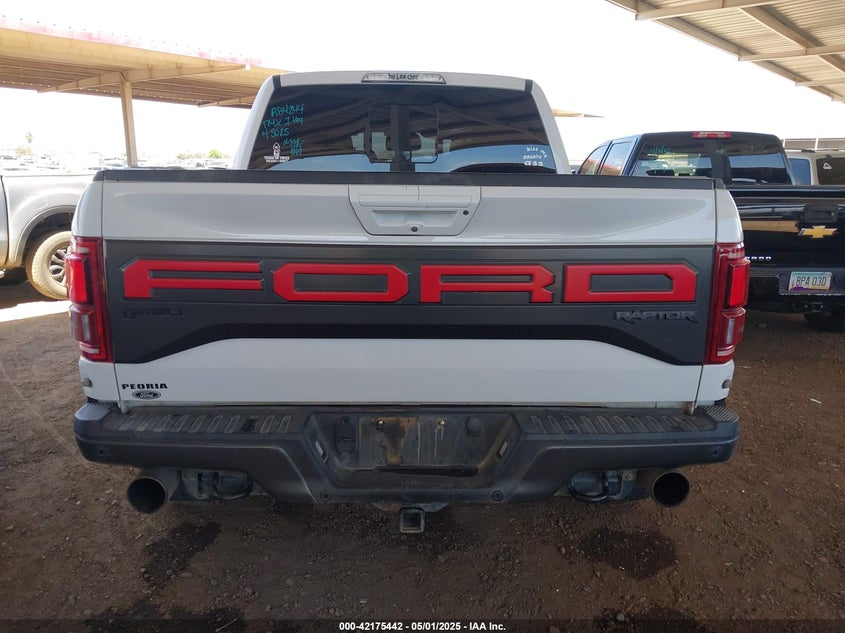 2017 FORD F-150 VIN: 1FTFW1RG7HFA84244