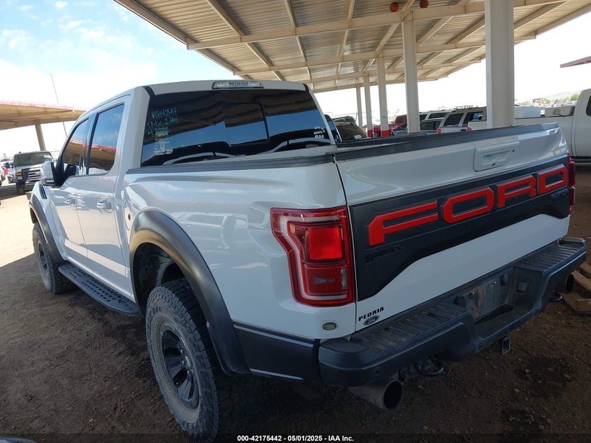 2017 FORD F-150 VIN: 1FTFW1RG7HFA84244