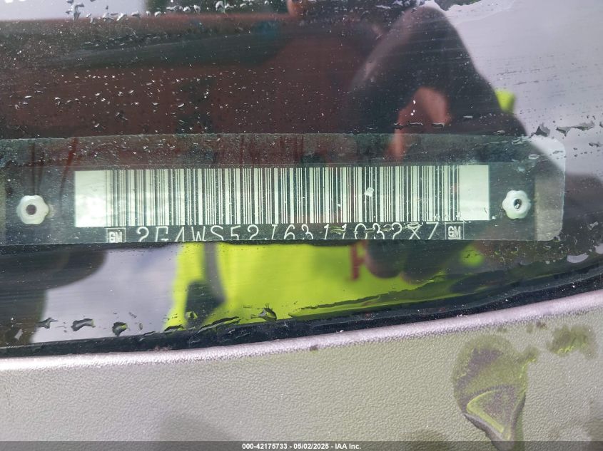 2003 Buick Century Custom VIN: 2G4WS52J631103287 Lot: 42175733