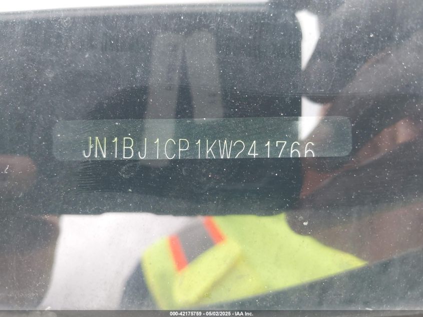 2019 Nissan Rogue Sport S VIN: JN1BJ1CP1KW241766 Lot: 42175759