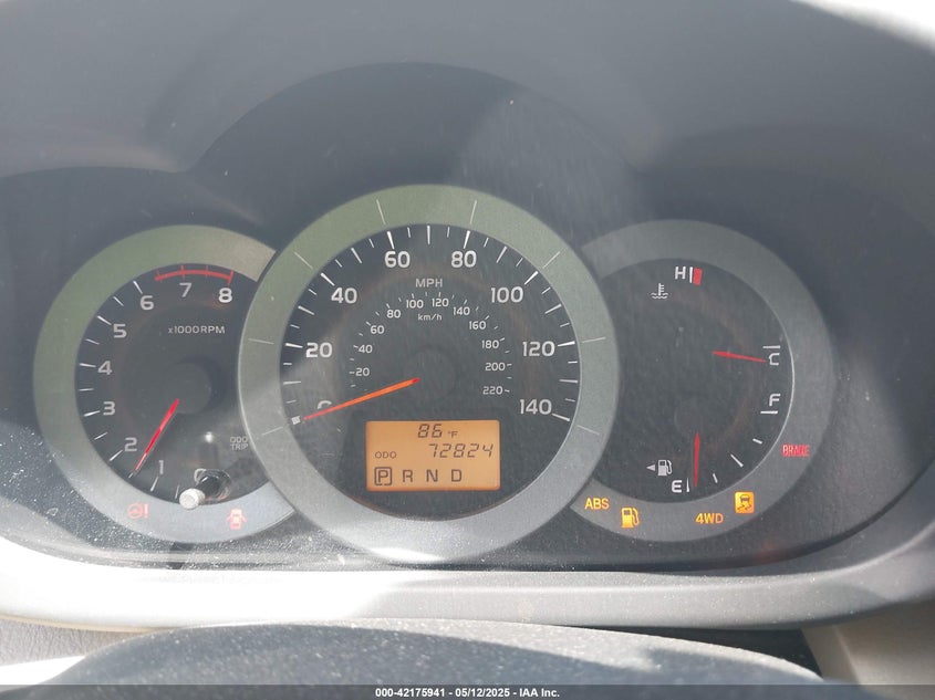 2012 TOYOTA RAV4 VIN: 2T3BF4DVXCW258160