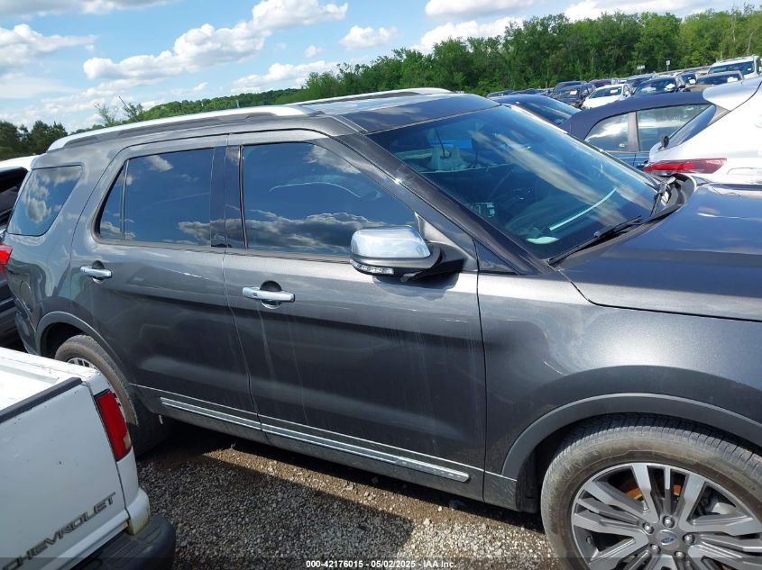 2018 Ford Explorer Platinum VIN: 1FM5K8HT5JGB29692 Lot: 42176015