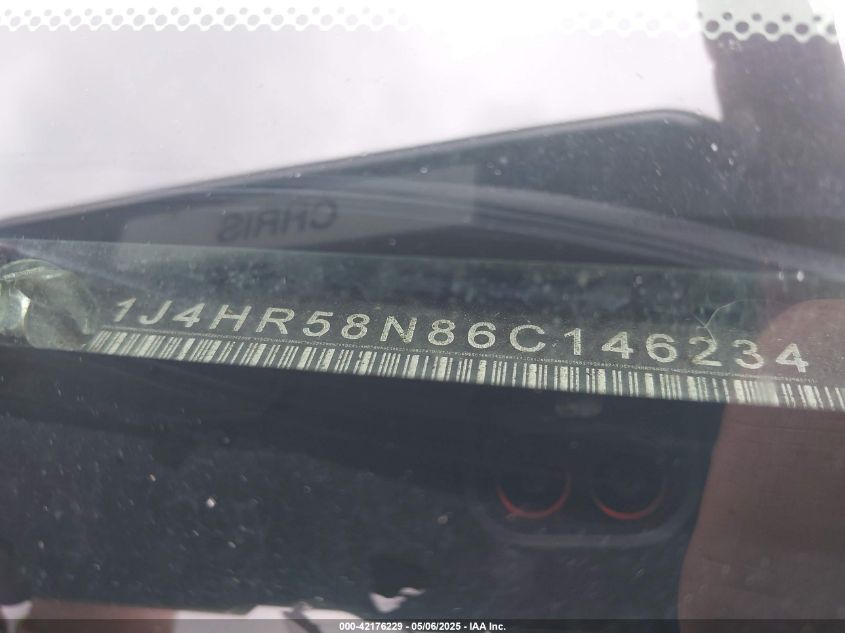 2006 Jeep Grand Cherokee Limited VIN: 1J4HR58N86T146234 Lot: 42176229