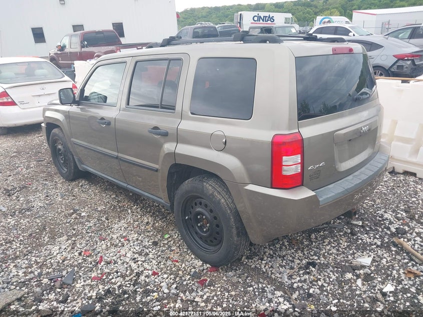 2008 JEEP PATRIOT VIN: 1J8FF28WX8D681472