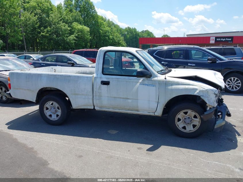 2001 Toyota Tacoma VIN: 5TENL42N01Z846692 Lot: 42177183