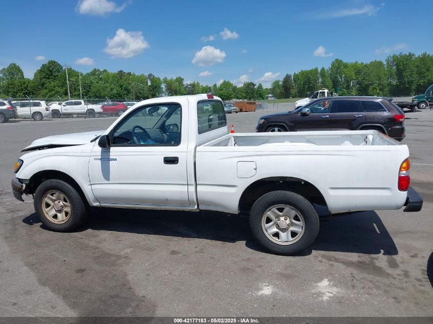 2001 Toyota Tacoma VIN: 5TENL42N01Z846692 Lot: 42177183