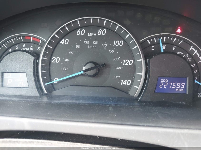 2012 TOYOTA CAMRY VIN: 4T1BF1FK9CU537321