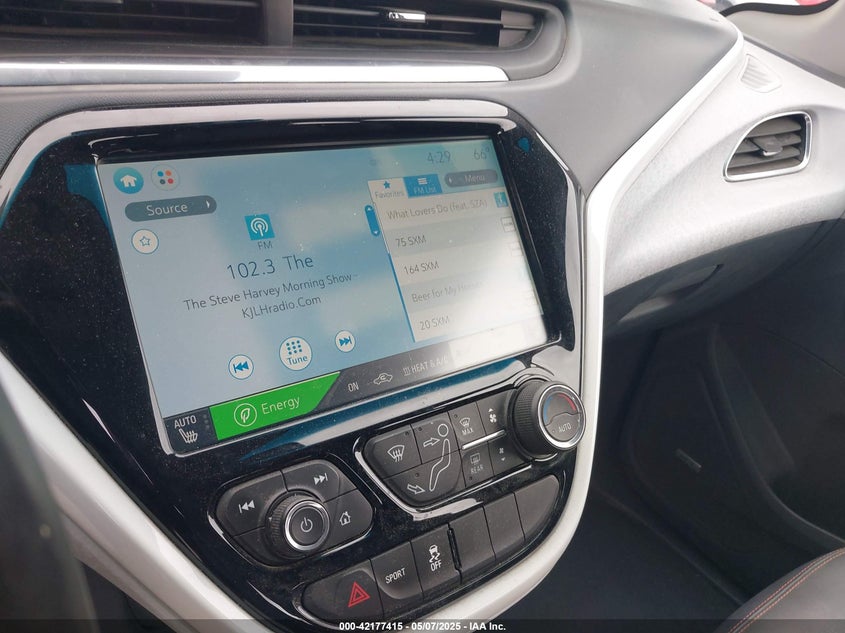 2017 CHEVROLET BOLT EV VIN: 1G1FX6S02H4156141