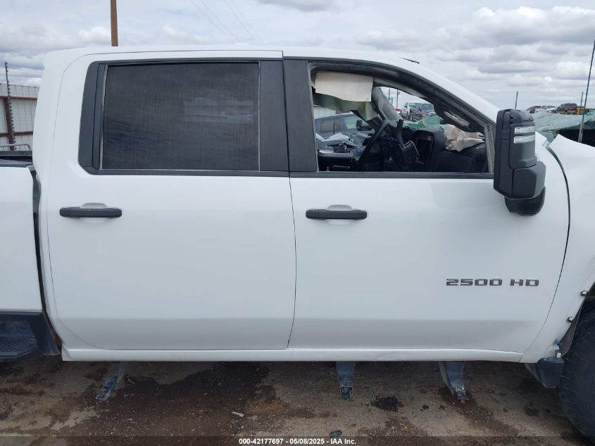 2022 Chevrolet Silverado 2500Hd 4Wd Long Bed Wt VIN: 1GC4YLEY6NF334578 Lot: 42177697