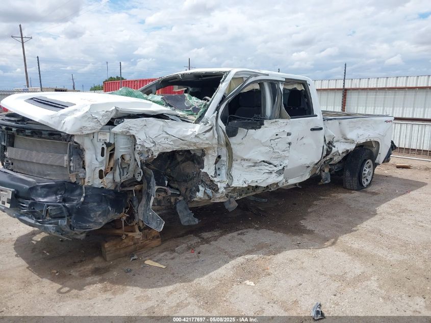 2022 Chevrolet Silverado 2500Hd 4Wd Long Bed Wt VIN: 1GC4YLEY6NF334578 Lot: 42177697