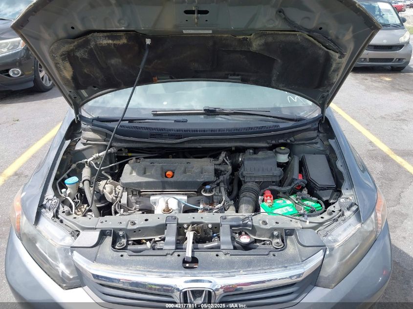 2012 Honda Civic Hf VIN: 2HGFB2F62CH322653 Lot: 42177811