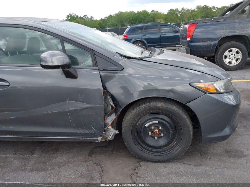 2012 Honda Civic Hf VIN: 2HGFB2F62CH322653 Lot: 42177811