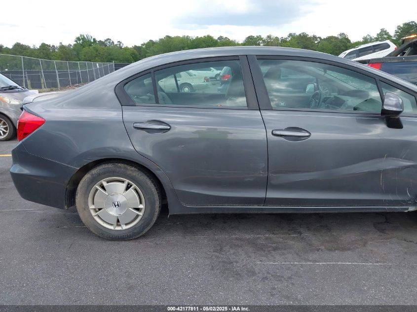 2012 Honda Civic Hf VIN: 2HGFB2F62CH322653 Lot: 42177811