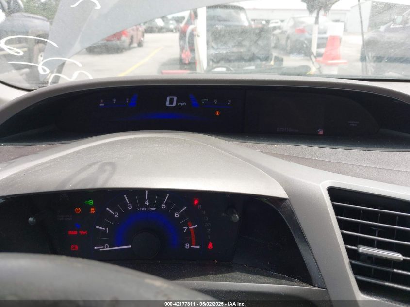 2012 Honda Civic Hf VIN: 2HGFB2F62CH322653 Lot: 42177811