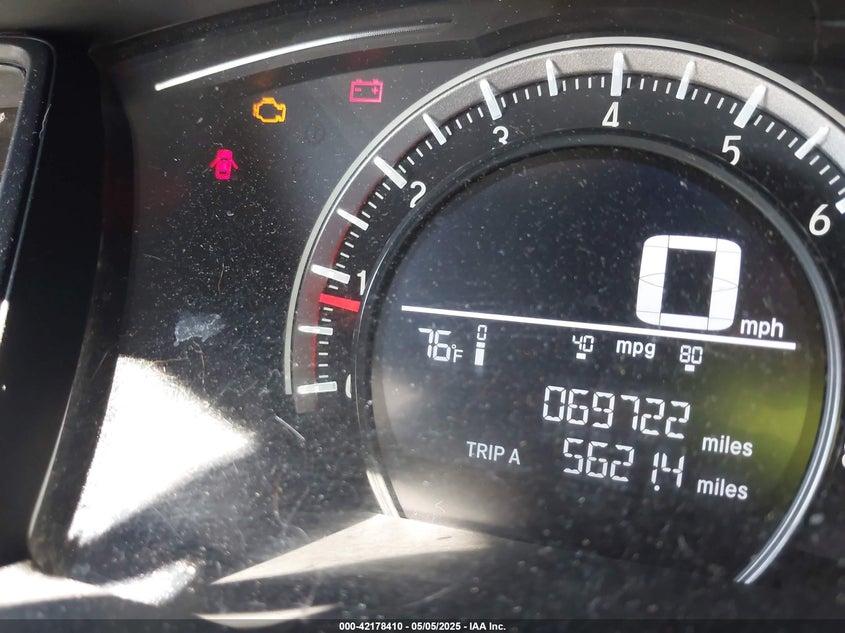 2018 HONDA CIVIC VIN: SHHFK7G45JU222699