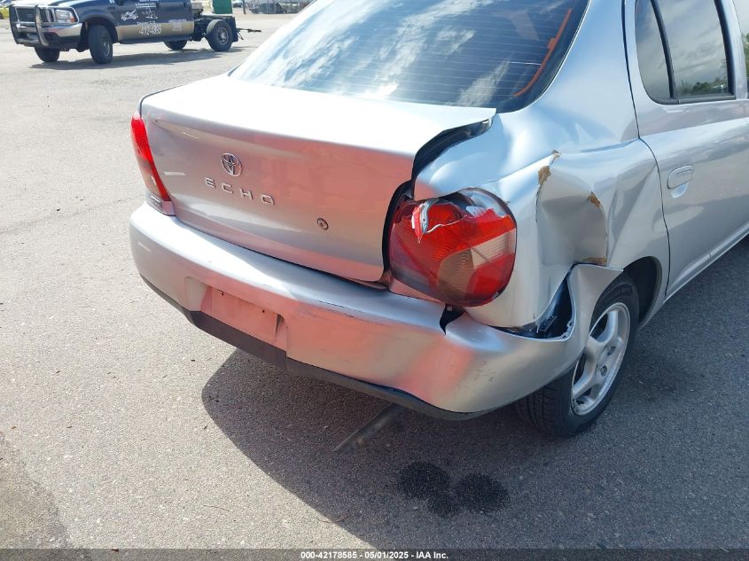 2001 Toyota Echo VIN: JTDBT123110115169 Lot: 42178585