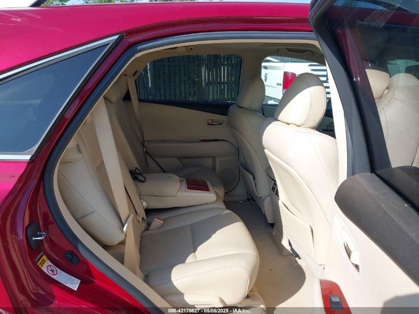 2010 Lexus Rx 350 VIN: 2T2BK1BA5AC055075 Lot: 43239243