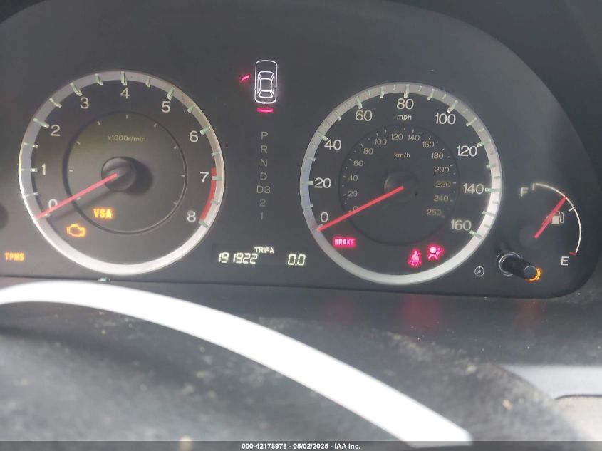 2009 Honda Accord 2.4 Lx-P VIN: 1HGCP26429A007829 Lot: 42178978