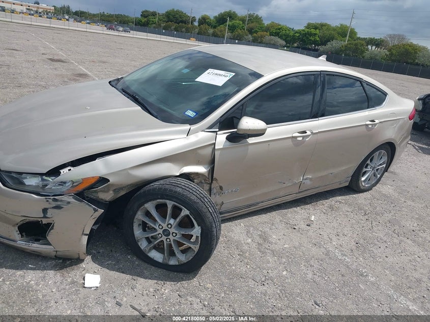 2019 FORD FUSION HYBRID VIN: 3FA6P0LU0KR155046