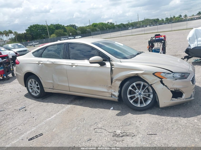 2019 FORD FUSION HYBRID VIN: 3FA6P0LU0KR155046