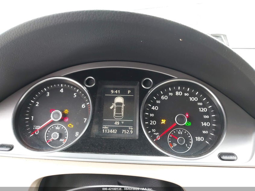 2013 VOLKSWAGEN CC VIN: WVWRP7AN2DE502894