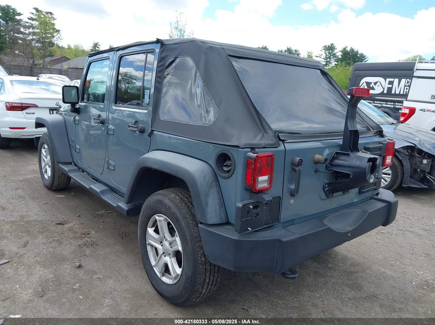 2015 JEEP WRANGLER UNLIMITED VIN: 1C4BJWDG8FL644403