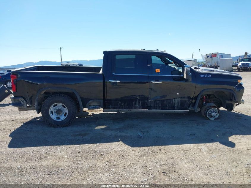 2022 Chevrolet Silverado 3500Hd 4Wd Standard Bed High Country VIN: 2GC4YVEY3N1218788 Lot: 42180393