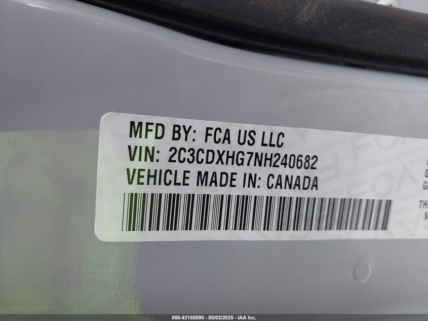 2022 DODGE CHARGER GT RWD - 2C3CDXHG7NH240682