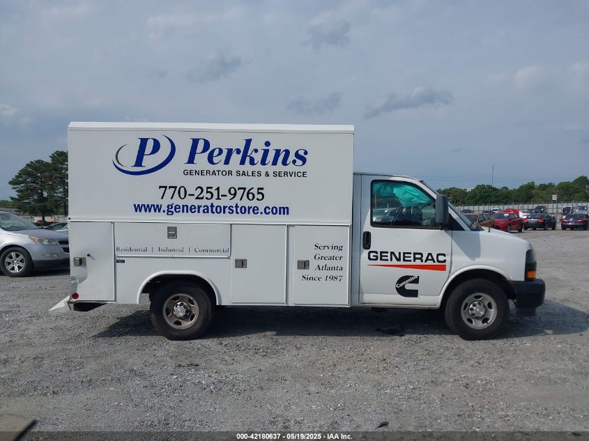 2021 Chevrolet Express Cutaway Work Van VIN: 1GB0GRF73M1226087 Lot: 42180637