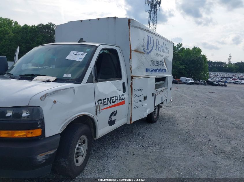 2021 Chevrolet Express Cutaway Work Van VIN: 1GB0GRF73M1226087 Lot: 42180637