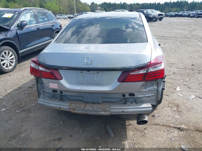 2017 Honda Accord Lx VIN: 1HGCR2F34HA250784 Lot: 42180822