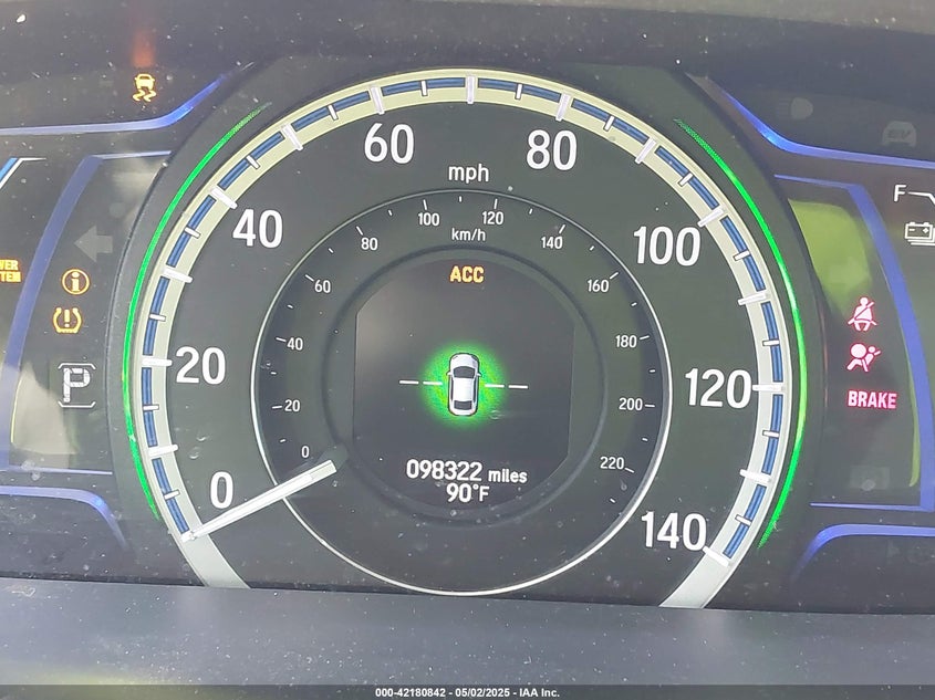 2015 HONDA ACCORD HYBRID VIN: 1HGCR6F78FA004893