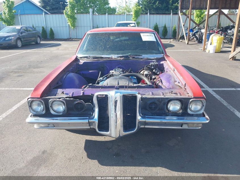 1970 Pontiac Catalina VIN: 252690C1107400000 Lot: 42180982