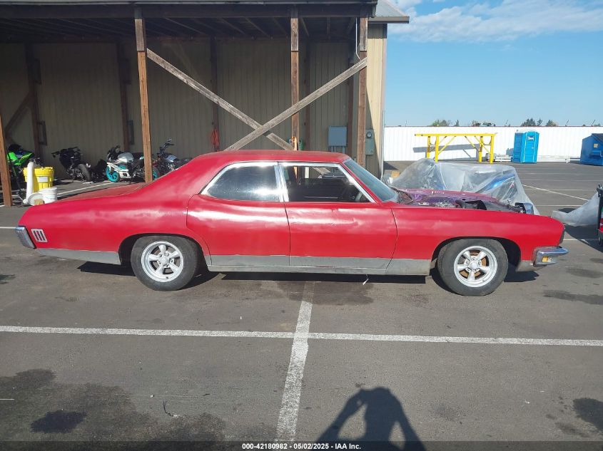 1970 Pontiac Catalina VIN: 252690C1107400000 Lot: 42180982