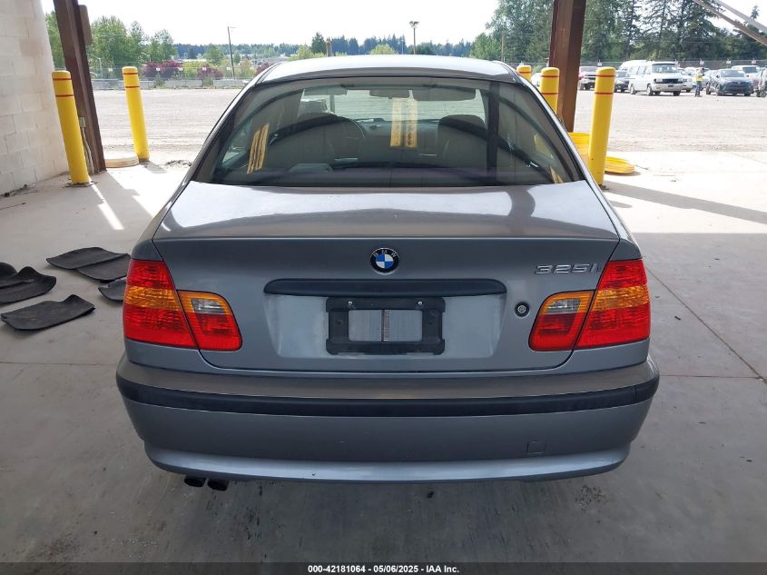 2003 BMW 325I VIN: WBAEV33423KL89219 Lot: 42181064