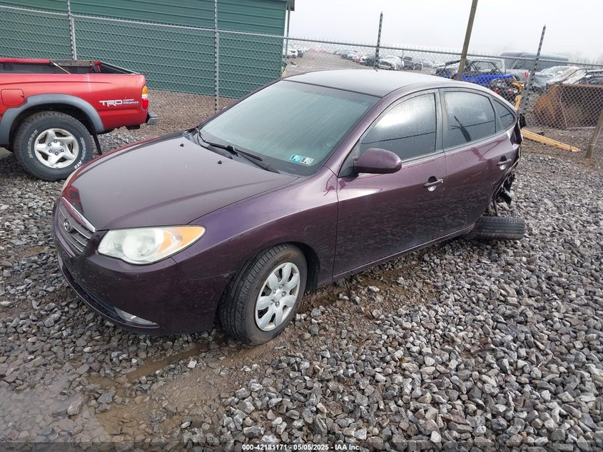 2008 HYUNDAI ELANTRA VIN: KMHDU46D78U509431