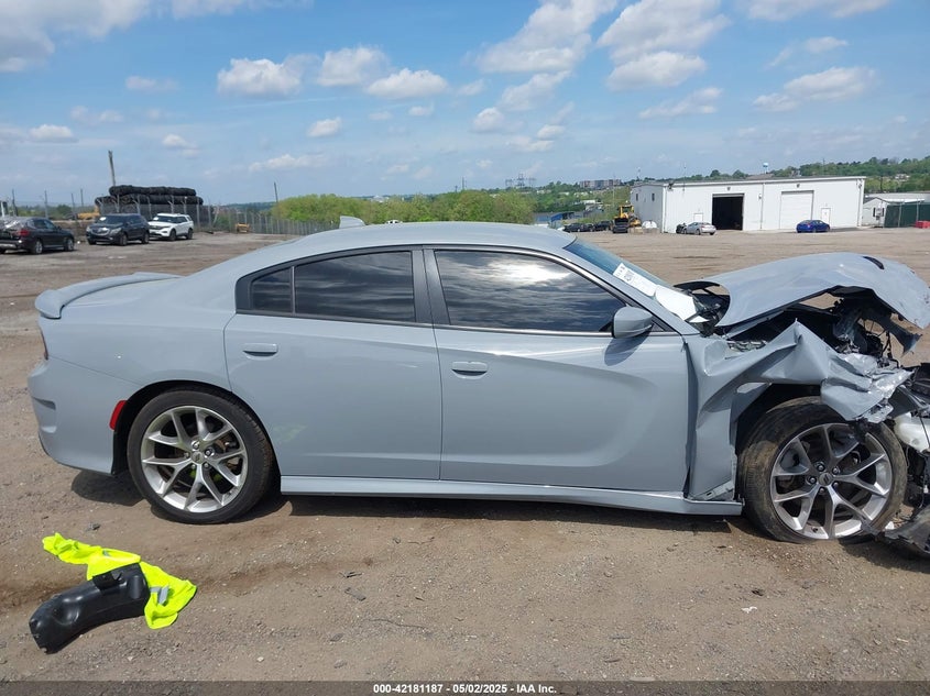 VIN 2C3CDXHG8NH157312 2022 DODGE CHARGER GT RWD