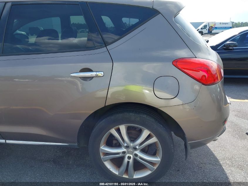 2009 Nissan Murano Sl VIN: JN8AZ18U69W023062 Lot: 42181193