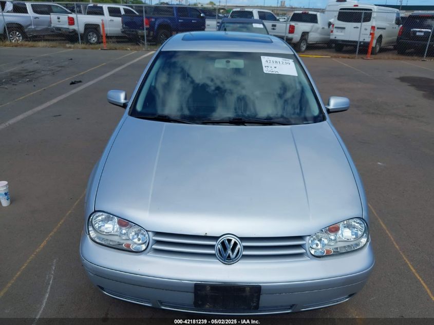 2006 Volkswagen Golf Gls VIN: 9BWGL61J864002554 Lot: 42181239