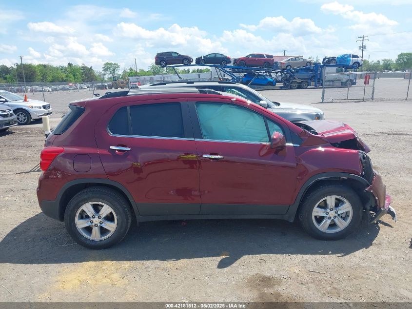 2017 Chevrolet Trax Lt VIN: 3GNCJPSB2HL2328 Lot: 42181512