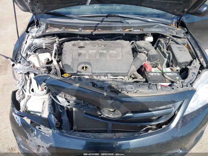 2011 TOYOTA COROLLA VIN: JTDBU4EE6B9128461