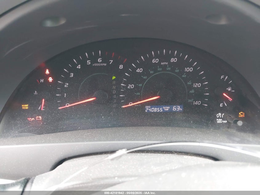 2007 TOYOTA CAMRY VIN: 4T1BE46K07U725221