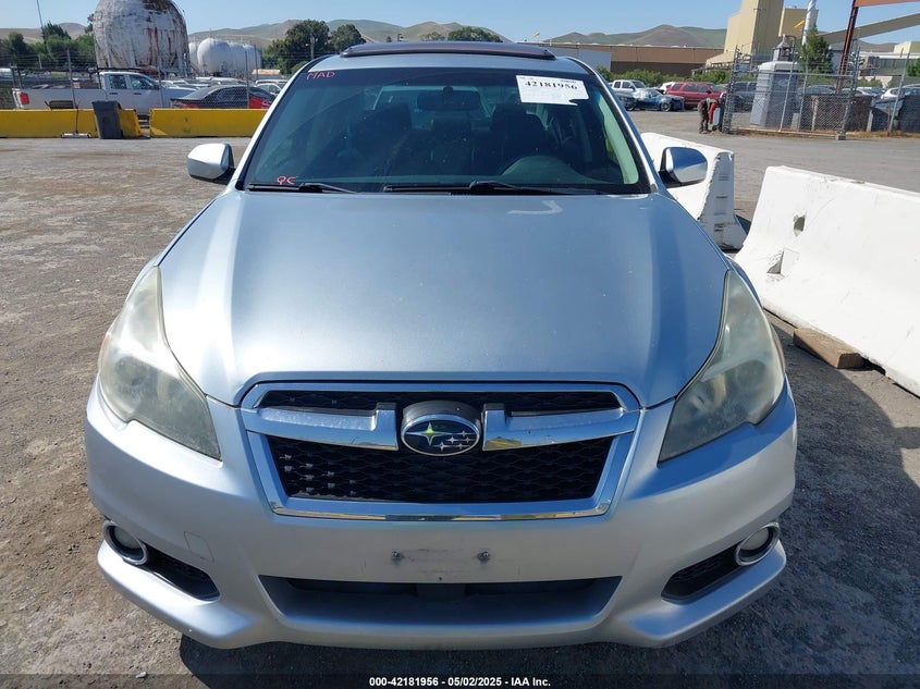2013 SUBARU LEGACY VIN: 4S3BMBK68D3007308