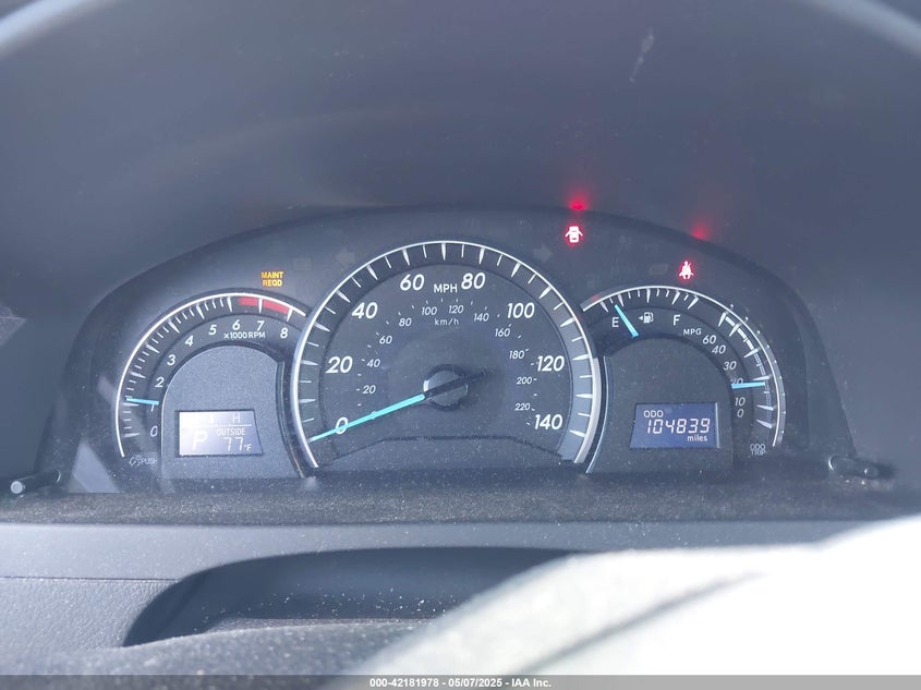 2012 TOYOTA CAMRY VIN: 4T4BF1FK6CR206718