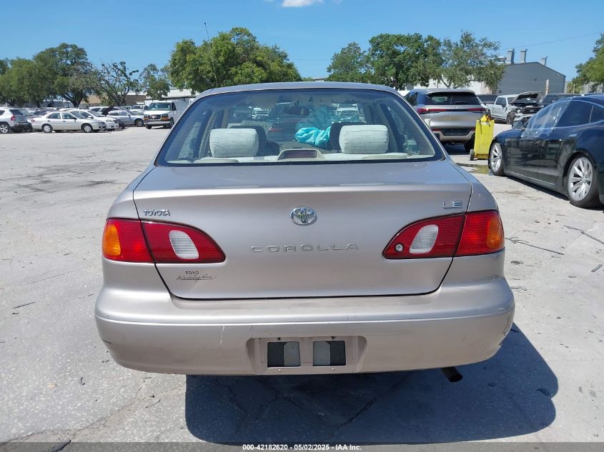 1999 Toyota Corolla Ve/Ce/Le VIN: 2T1BR12E0XC187141 Lot: 42182620